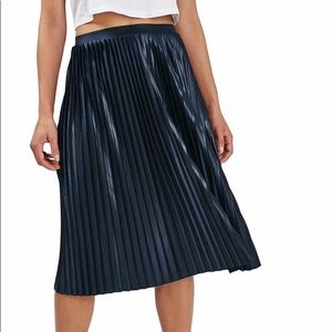 Top Shop Jersey Pleat Skirt